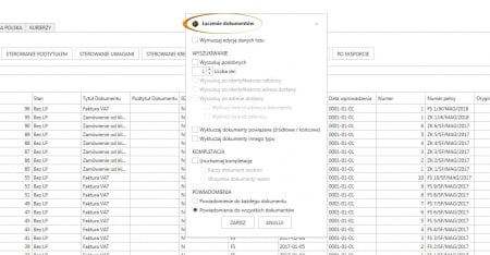 Subiekt GT - łączenie dokumentów w jeden list przewozowy