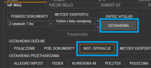 WAPRO Mag - uruchomienie instalacji skryptów operacji dodatkowych
