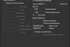 Paczkomaty24 - edycja danych listu utworzonego z WAPRO Mag