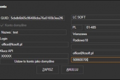 SwiatPrzesylek.pl - konto dostępowe