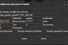 Administracja - konfiguracja dostępu do bazy danych