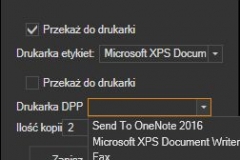 DPD - ustawienia wydruku listów przewozowych