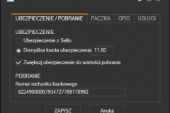 Sello - ustawienia ubezpieczenia przesyłek InPost