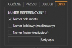 Subiekt GT - konfiguracja opisu listu DHL