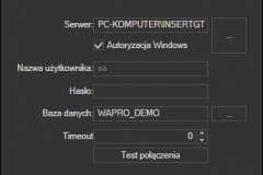 WAPRO Mag - konfiguracja połączenia