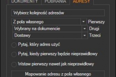 Subiekt GT - konfiguracja wyboru adresu dla przesyłki