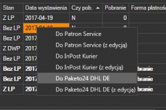 WAPRO Mag - przygotowanie listu dla Paketo24