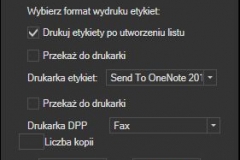 Paczka w RUCHu - konfiguracja wydruku listu
